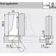 71B3680 Петля Clip top Blumotion стандартная 110°, полунакладная, чашка петли: под пресс, никель - 1