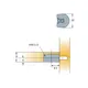 006471-831-001 Эксцентрик пластиковый WEDGEFIX EXP S6- 12MM коричневый - 2