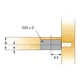 006473-831-001 Эксцентрик WEDGEFIX 20x12мм коричневый - 3