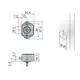 917-9814-211 Замок Push Lock Mini 9291, хром - 2