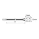MO-LF08-2M-D2 Коннектор для LED ленты 8 мм, провод 2 м, мини-штекер - 1