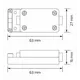 GNI-ZLA-IP54-V2 Коннектор IP54 для проводов 0,75-1,5 мм2 - 3