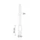 OKSZ-2M-LED-ZEN-BI Провод 2 м 2x0,22мм2 с мини-гнездом, белый - 1
