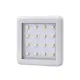 SQUARE2-BI-60K-01W Светильник LED SQUARE 2, 1,5W 12VDC 16LED 6000К, провод 2 м, белый