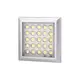SQUARE-XL-AL-60K-01 Светильник LED SQUARE XL, 2,0W 12VDC 25LED 3000К, провод 2 м, алюминий