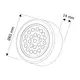 OVAL-2W-AN-DY-40K-01 Светильник LED OVAL накладной  2,0W 12VDC 4000K, провод 2 м, антик - 1