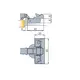 242-0923-650-00 Петля S-type i3 с доводчиком Glissando угловая (30гр) 110/52/9 мм - 5