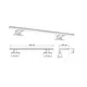 AMBER-XL-60K-01 Светильник LED AMBER IP44 9W 230VAC 6000К, провод 30 см (х2), хром - 2