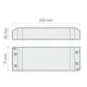 TRA-SP-200W-T-01 Блок питания LED STANDARD PLUS 200W 12VDC, без проводов - 1