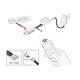 KLIP-RGB066x06-2M-02 Светильник LED KLIPS металлический 0,75W 12VDC RGB, провод 2 м - 2