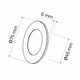 MAGNETO-BI-30K-01 Светильник LED MAGNETO 2,6W 12VDC 3000K, провод 2 м, белый - 5