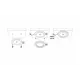 ORBIT-PIR-AL-40K-01 Светильник LED ORBIT PIR 3,0W 12VDC 3000К, провод 2 м, алюминий - 3