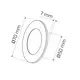 SENSO-AL-30K-01 Светильник LED SENSO 2,5W 12VDC 3000K, провод 2 м, алюминий - 1
