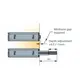 915-0X59-381-K2 Толкатель Push Latch с прямой пластиной - 6