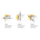 701-0DS0-054-00 Петля T-type Glissando с доводчиком 110/48/17 мм - 10