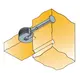 006412-885-300 Дюбель концевой (для плиты 16 мм) - 3