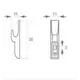 188 Защелка мебельная MINI LATCH (никель) - 3