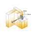 006308-877-001 Регулятор передней панели ящика, d20 мм, белый - 2