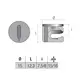 EC50PGR Эксцентрик D15x12,5 мм, пластик серый - 1