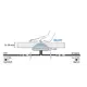 WE-CSW-BI-NO-MIN01 Выключатель под столешницу емкостной 12VDC, провод 1м - 2