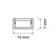 PLMJ586-00823-418-V2 Светодиодный светильник Polarus micro sensor 586mm 2.5W/12VDC 6000K алюминиевый с 2м проводом - 2