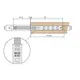TL40.RW Толкатель Touch Latch с резиновым наконечником, белый - 2