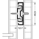 621-4540-068-00 Направляющие шариковые, полное выдвижение, 45кг, h=45мм, L=400, без доводчика, черный, толщина металла 1мм - 4