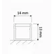 PROFIL-LINE-OP-2M-B Профиль для LED ленты PROFIL LINE 2 м белый, молочный рассеиватель - 1