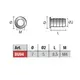 BU94ONLФуторка M4х8,5 мм, никель - 1