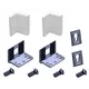 345.B4.01.P2 Навес мебельный, белый, индив.упаковка (2 компл+4 евровинта)