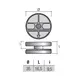 EC35ZZ Эксцентрик D35x16,5 мм, цинк - 1