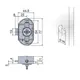917-9815-370 Замок Push Esp Lock 938, коричневый (B9039473) - 1