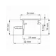 PROFIL-SKYLINE-TR-2M-W Профиль для LED ленты PROFIL SKYLINE 2 м, алюм, прозрачный рассеиватель - 4