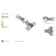 702-0BL4-650-00 Петля T-Type 110/48/5 мм с cистемой ускоренной сборки Easy-fix - 3