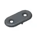 360-1230-956-00 Соединительная планка фасада TeraBlack 43 мм