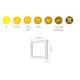 ZFOTON-BI-3P-30K-01W Комплект светильник LED FOTON (3 шт. + блок питания) 12VDC 3000К 14W, белый - 2