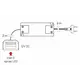 U12-016-SP-2B1-206B Блок питания LED STANDARD PLUS 16W 12VDC, белый провод 4 м, ручной выключатель, разветвитель 6 гнезд - 4