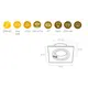 COSTA-SN-01 Комплект светильник COSTA (без LED) + розетка GU10, сталь матовая - 2