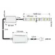 ZLD-RGB-5M-02W Комплект лента RGB 150 LED IP20 5m 10 мм, пульт RF RGB на 4 зоны блок питания PLD 38W/5m - 2