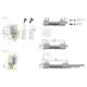 656-8359-150-00 Выдвижной ящик Tekform Slimline+ DW70 550 мм, Screw-in, белый - 3