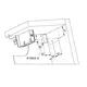 146.R000.96 Навес мебельный, правый (серый RAL9006) - 4