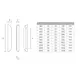 Wave HL-006M-tr-832 Ручка мебельная 900x35x23x832 мм, Дуб, Престиж Прозрачный - 1