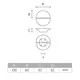 Duet HL-018.1M-tr Ручка мебельная 130x60x32x32 мм, Дуб, Престиж Прозрачный - 3