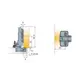 701-0BT0-054-00 Петля с доводчиком T-type Glissando 110/45/5 мм - 8