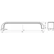 Ручка-скоба FS-173 160 олово старое (ТЗ) - 2