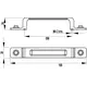 Ручка-скоба FS-193 096 олово старое (ТЗ) - 2