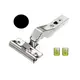701-0C78-668-00 Петля T-type Noir Glissando угловая (45) с доводчиком 110/45/17 мм для машинной установки