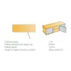 701-0CT2-650-00 Петля T-type Glissando с доводчиком и винтами 110/45/9 мм - 2