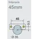 701-0AT6-054-00 Петля 110/45/0 T-type Glissando с доводчиком установка без инструментов PressTo - 8