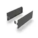 681-9350-7012 Боковые стенки ящика для направляющих CUBO, 350 мм, h=158 мм, антрацит - 2